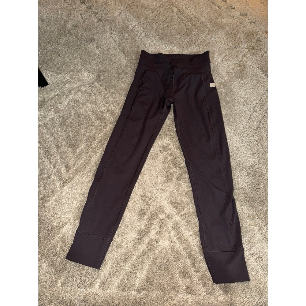 Vuori Daily Form Tie Leggings Brown Small
